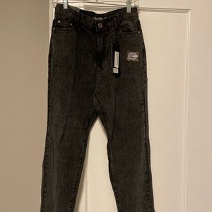 Nasty Gal Black Boyfriend Jeans